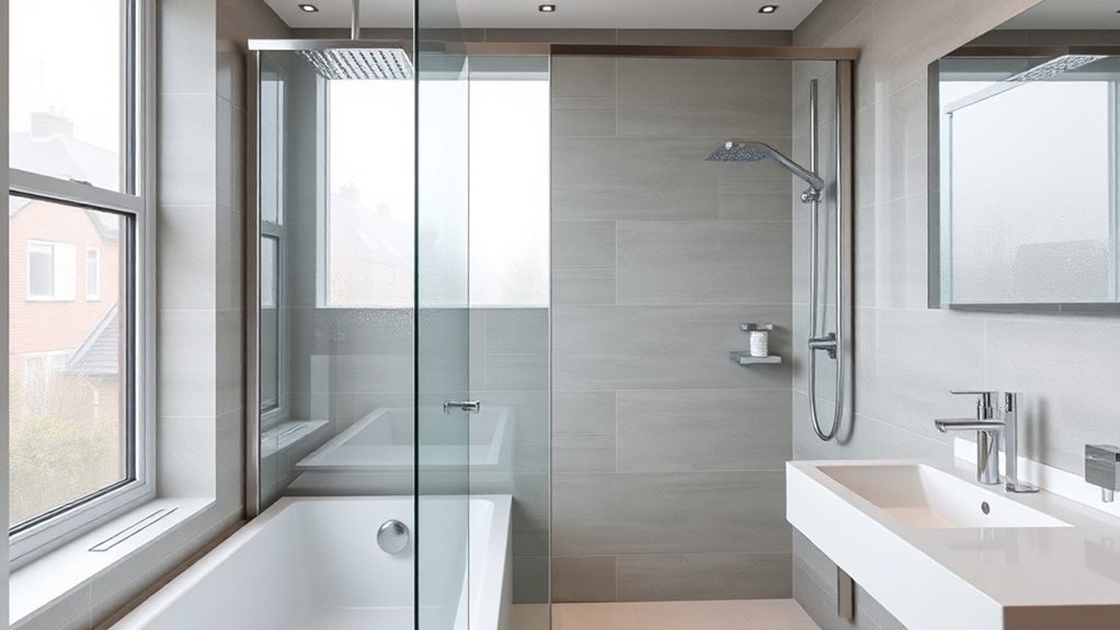 Semi-Frameless Shower Screens Stratford